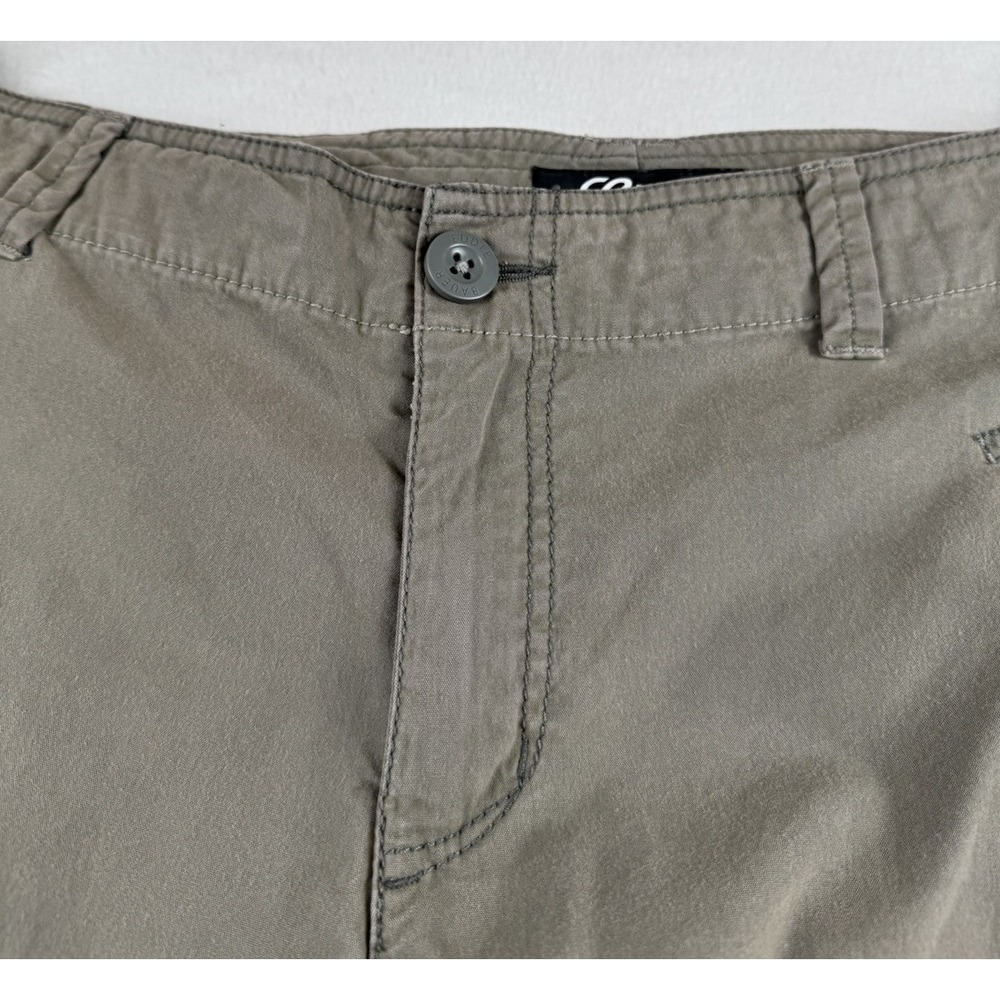Eddie Bauer Sport Pants Womens 12 Brown Capri Outdoor Hiking Cropped Cargo Nylon - Picture 5 of 15